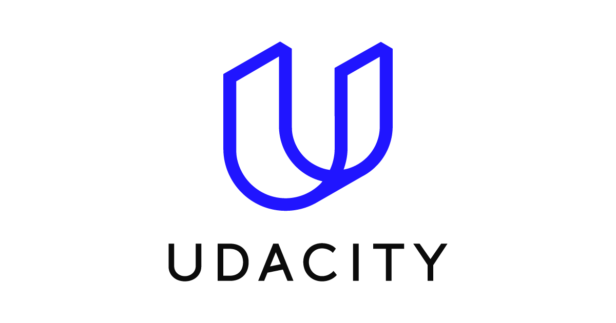 Udacity logo on white background