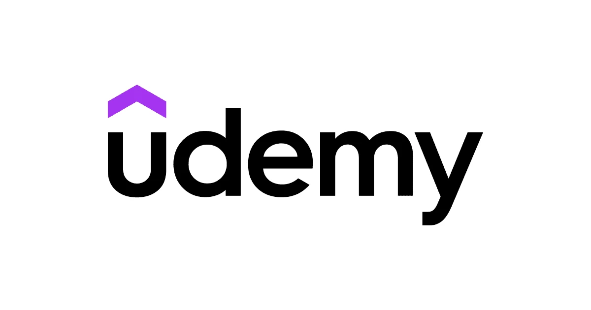 udemy logo on white background