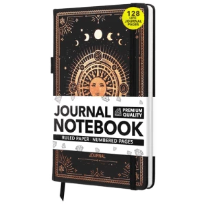Journal - Ruled Paper, Numbered Pages A5 5.7 X 8.3