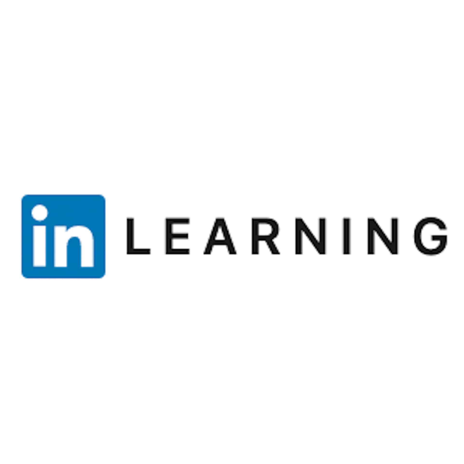 linkedin learning LinkedIn Learning logo on white background