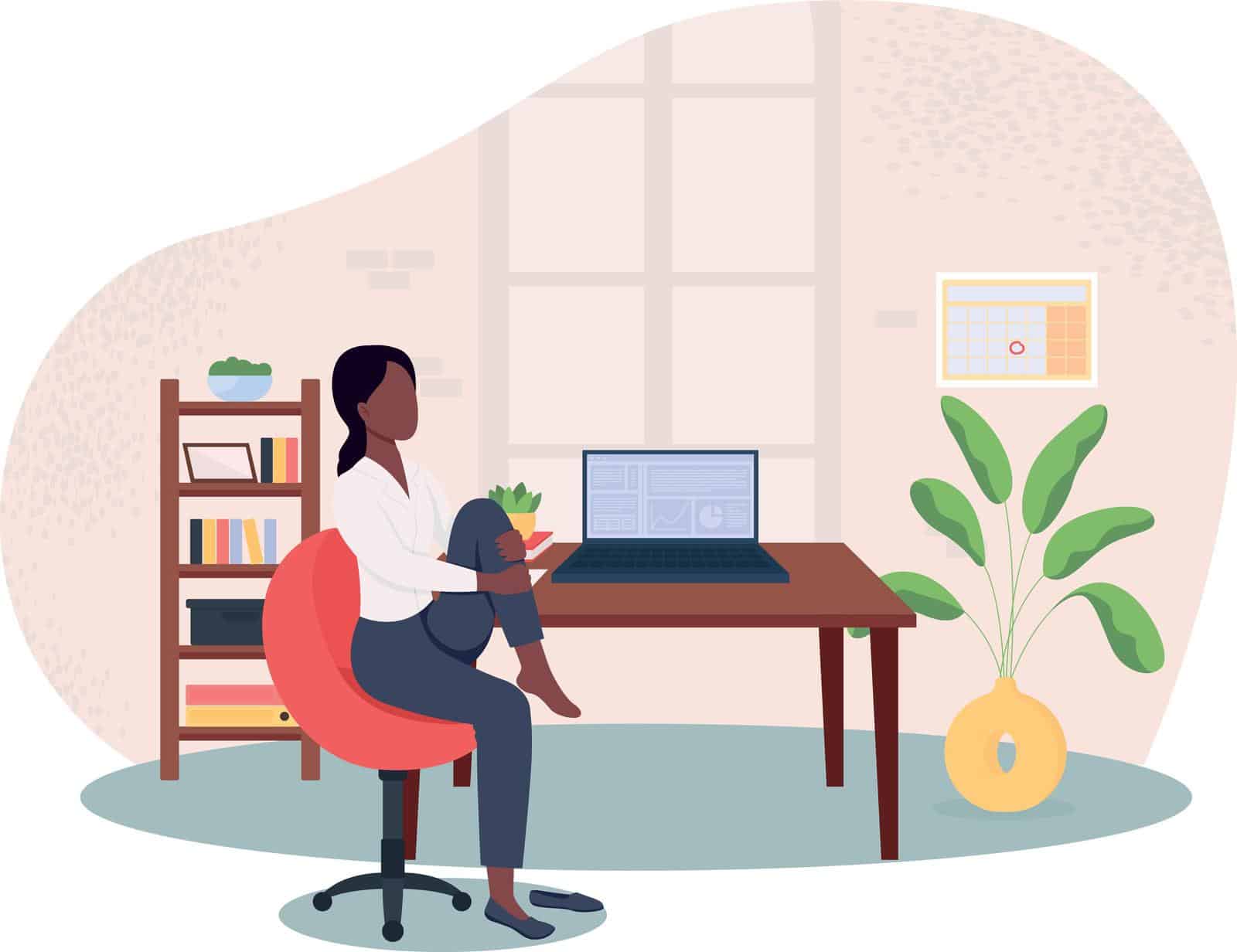 stretching-in-chair-at-workplace