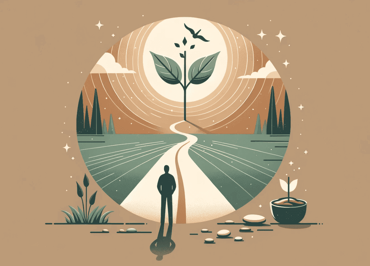 Self-discovery and growth Self-discovery and growth concept