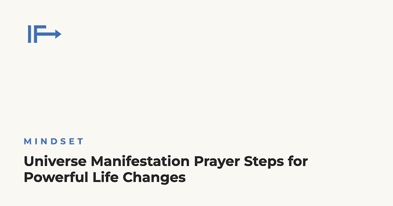 Universe Manifestation Prayer Steps for Powerful Life Changes — Initial Finds