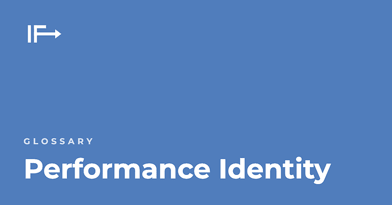 Performance Identity — Initial Finds glossary term